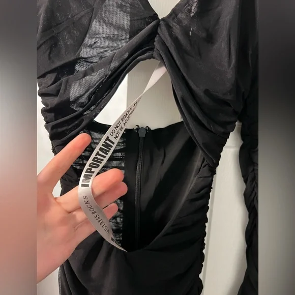 MISTRESS ROCKS BLACK DRESS - Picture 5 of 14